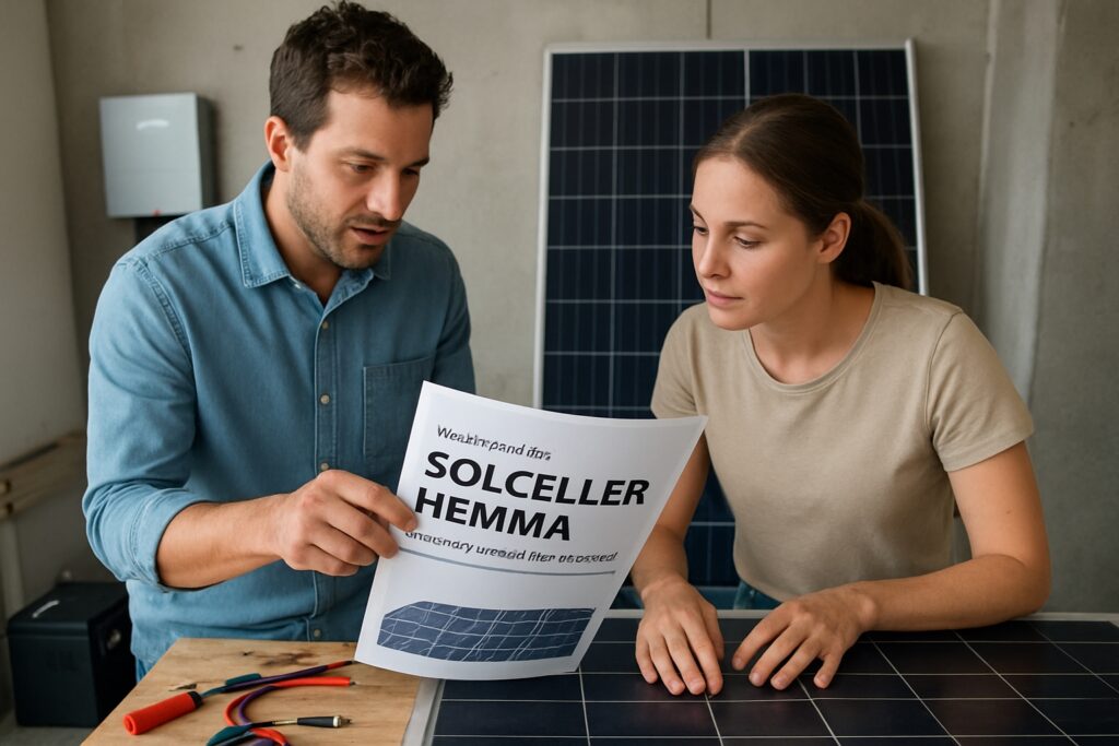 Stegvis vägledning för att bygga ett smart solcellssystem i villan